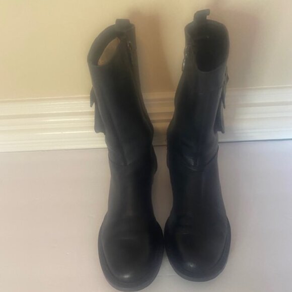 Harley-Davidson Women’s Black Motorcycle Leather Boots, size 7.5 - Picture 1 of 9